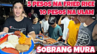 5 PESOS FRIED RICE AT 10 PESOS ULAM! MURANG KAINAN! CALOOCAN STREET FOOD VLOG| MANILA STREET FOOD