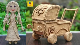 Home decorating idea handmade | Jute Craft Decoration Design | Jute Art & Crafts #1