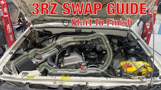 Toyota 3RZ Swap Guide - Complete Start To Finish 3RZ Swap How To. 22R to 3RZ
