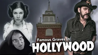 Famous Graves in HOLLYWOOD - Carrie Fisher, Lemmy From Motorhead, John Ritter, DIO and More