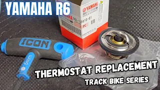 Yamaha R6 | Thermostat Replacement |Track Bike Series