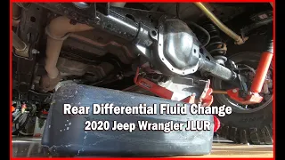 Jeep JL - Rear Diff Gear Oil Change