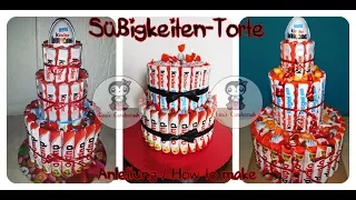Süßigkeiten-Torte / Schokoriegel-Torte || How to make a Candy Cake / Chocolate Bar Cake