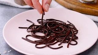 Chocolate spaghetti: the surprising and quick recipe to prepare!