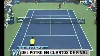 Visión Siete: Masters de Cincinnati: Del Potro en cuartos de final