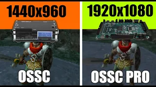 OSSC vs. OSSC Pro - First (short) Image Quality Comparison - Motion Adaptive Deinterlacing + Filter)
