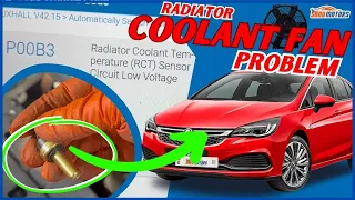 Vauxhall Astra  Radiator Temperature Sensor Fault P00B3 | How to Diagnose and Fix the Issue