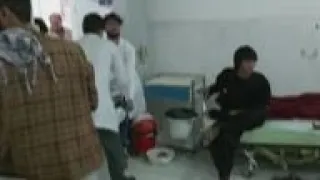 Afghanistan bombing injured treated in hospital