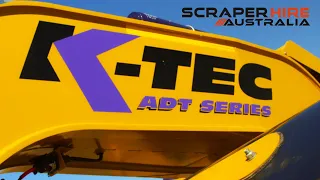 Ultimate Earthmoving Efficiency: Explore the Phenomenal K-TEC ADT Scraper Range!