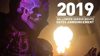 Halloween Horror Nights 2019 Dates Announcement!