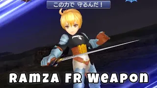 【DFFOO】Ramza FR Weapon Showcase