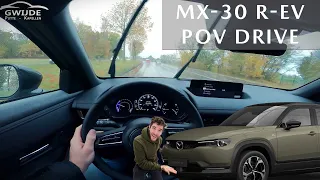 Mazda MX-30 R-EV POV Drive (Rotary Sound - Acceleration - Driving Modes)