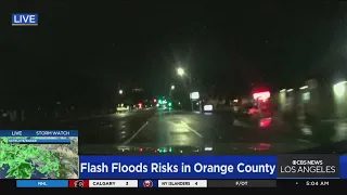 Flash flood risks in Orange County