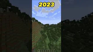 Minecraft New vs Old (2023 vs 2011) #shorts #minecraft