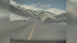 VIDEO | Pothole blamed in I-70 trailer crash in Colorado