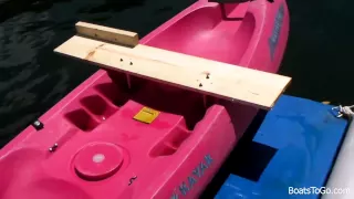 How to make simple kayak motor mount under $50