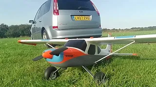 RC Plane Tasman 2nd Flight - practising landings and the 'A'