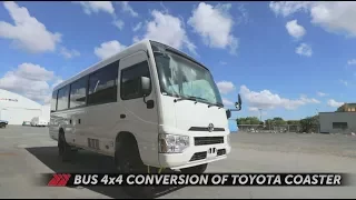New Bus 4x4 conversion of Toyota Coaster  It's finally here!
