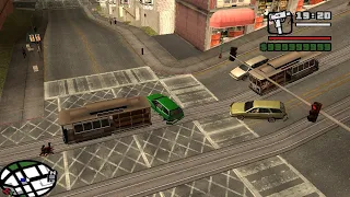 GTA San Andreas - Crazy Trams Mod [CLEO]