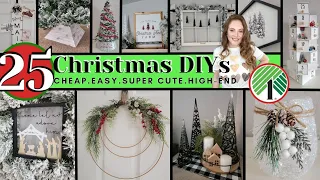 25 MUST SEE Christmas DIYS 2021 | Christmas Mega | High End Dollar Tree Christmas Crafts & DIYs