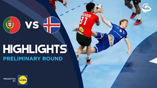 Portugal vs Iceland | Highlights | Preliminary Round | Men's EHF EURO 2022