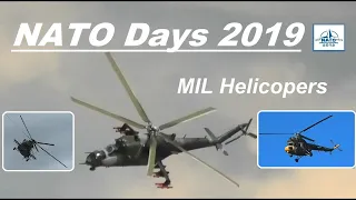 Mi-2 ▲ Mi-17 ▲ Mi-24 Display 🇨🇿 ▲ NATO Days 2019