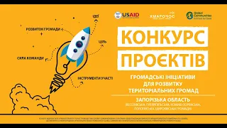 Онлайн-презентація конкурсу проєктів "ГРОМАДСЬКІ ІНІЦІАТИВИ ДЛЯ РОЗВИТКУ ТЕРИТОРІАЛЬНИХ ГРОМАД-2021"