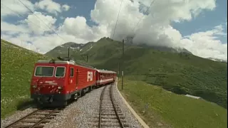 World railways. Switzerland. Glacier Express_3. Andermatt - Disentis