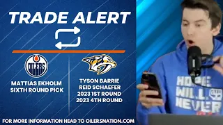 Our Live Reaction To The Oilers HUGE Trade | Oilersnation Everyday