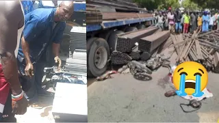 URGENT-Ville de Louga: Accident tragique d'un conducteur de jakarta. Un témoin de l'accident raconte
