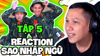 TRUNG REACTION | HÍ HÍ HÍ THẦY BA THÍCH THÚ VỚI MÀN "CATWALK" CÁC CẶP ĐÔI [SAO NHẬP NGŨ 2022] TẬP 5