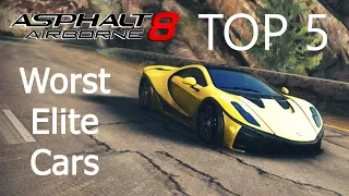 Asphalt 8: Top 5 Worst Elite Cars