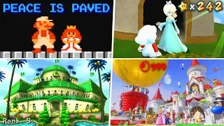 Evolution of Secret Super Mario Endings (1986 - 2019)