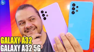 Você NÃO VAI ACREDITAR como ELES SÃO DIFERENTES (Inclusive NO PREÇO)! Galaxy A32 vs Galaxy A32 5G