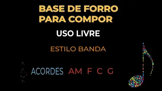 BASE DE FORRO PARA COMPOR #ESTILO BANDA