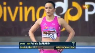 Triple salto femenino Campeonato de España 2012 de Pista Cubierta