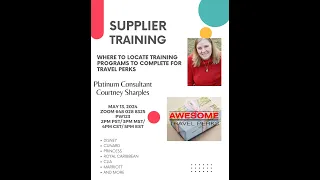 Where to Locate Training for Travel Perks with Platinum Courtney Sharples