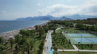 Flying Antalya - Konyaaltı Beach Park by Drone