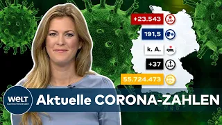 Aktuelle CORONA-ZAHLEN: 23.543 COVID-19-Neuinfektionen in Deutschland