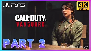 CALL OF DUTY VANGUARD PS5 Gameplay Walkthrough PART 2 [4K 60FPS HDR] - No Commentary