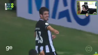 CASIMIRO REAGE A CEILANDIA 0X3 BOTAFOGO, PELA COPA DO BRASIL