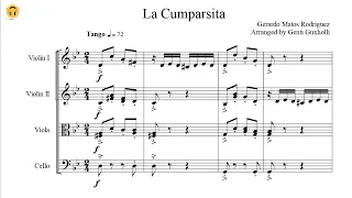 La Cumparsita by Gerardo Matos Rodríguez (String Quartet/Sheets)