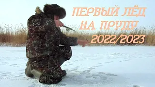 ПЕРВЫЙ ЛЁД НА ПРУДУ! ОКУНЬ НА МОРМЫШКУ И БЛЕСНУ! ЩУКА НА ЖЕРЛИЦЫ!