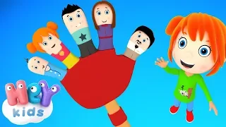 The Finger Family song for kids 🖐Daddy Finger, Mommy Finger + more nursery rhymes by HeyKids!