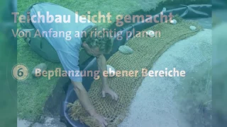 Teichbau Teich Gartenteich anlegen DIY step by step Schritt für Schritt Anleitung