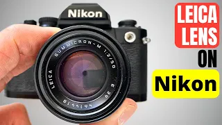 🔴 HOW + WHY!  |   Converting my LEICA lens to NIKON mount (50mm Summicron)