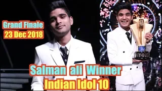 Salman Ali Songs Grand Finale Indian Idol 10 Winner | 23 December 2018