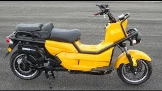 ZEV T7100, 78 mph electric motor scooter, max speed back road ripping