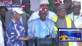 WATCH | Bola Tinubu's Victory Speech As APC Presidential Candidate