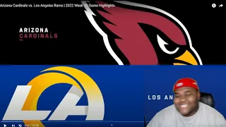 Arizona Cardinals vs. Los Angeles Rams | 2022 Week 10 Game Highlights(REACTION)